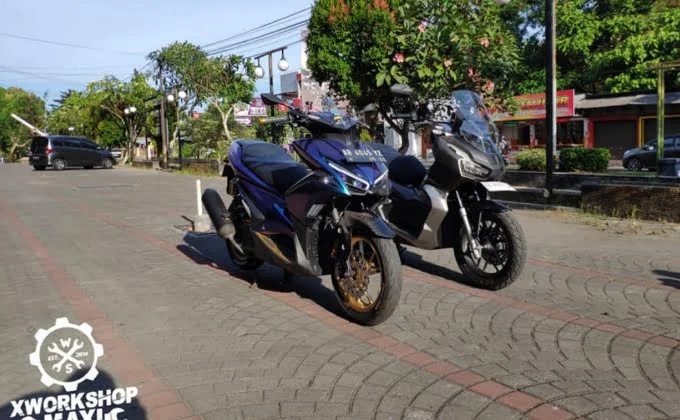 Honda Adv 150 Feat Yamaha Aerox 155
