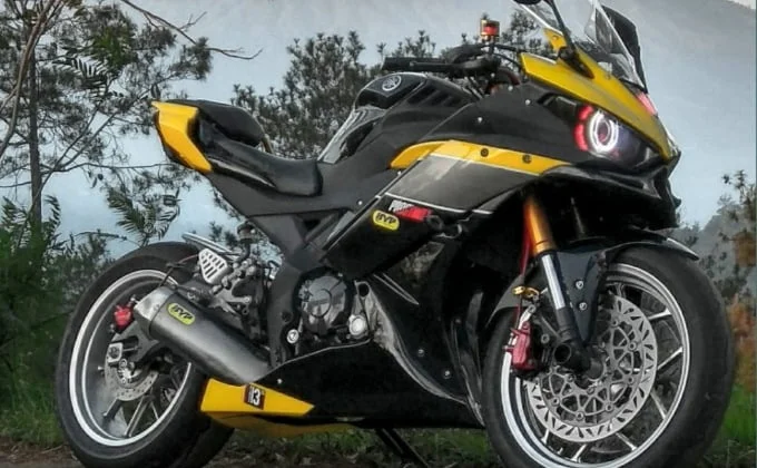 Modifikasi Yamaha Vixion 2008 Part Ori Moge