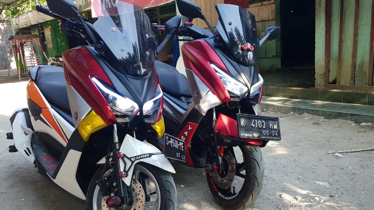 Dua Yamaha Nmax 155 Pasang Headlamp Facelift 2020