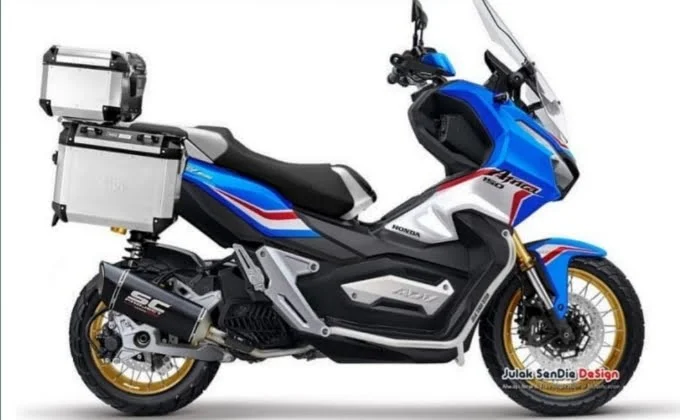 Honda Adv 150 Tampil Keren Hanya Dengan Bermodal Custom Livery