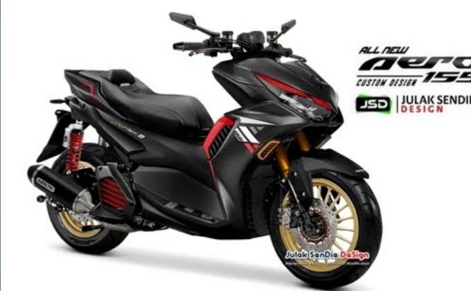 Modifikasi New Aerox155 Connected