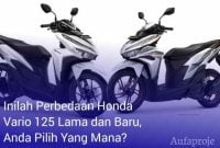 Perubahan Honda Vario 125