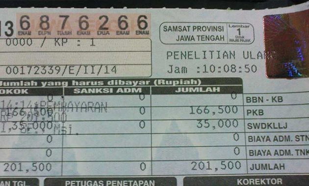 Content image for Tips Efektif: Menemukan Informasi Pajak Motor pada STNK Anda