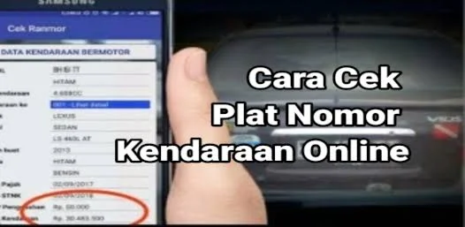Bisa Dari Rumah Ini Cara Cek Pemilik Plat Mobil Lewat Hp Tanpa Ribet