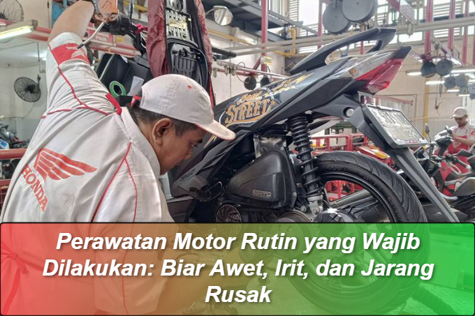 Perawatan Motor Rutin yang Wajib Dilakukan