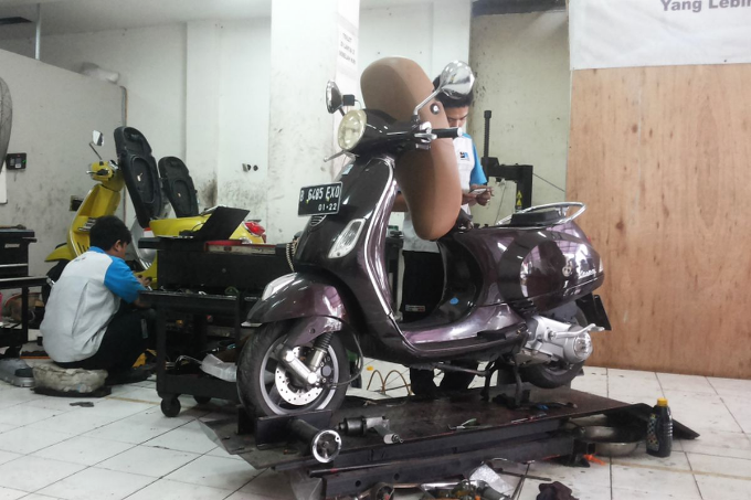Tips Jitu Atasi Gredek CVT Vespa Matic