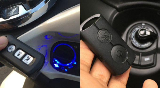 Perbedaan Keyless dan Smart Key Motor
